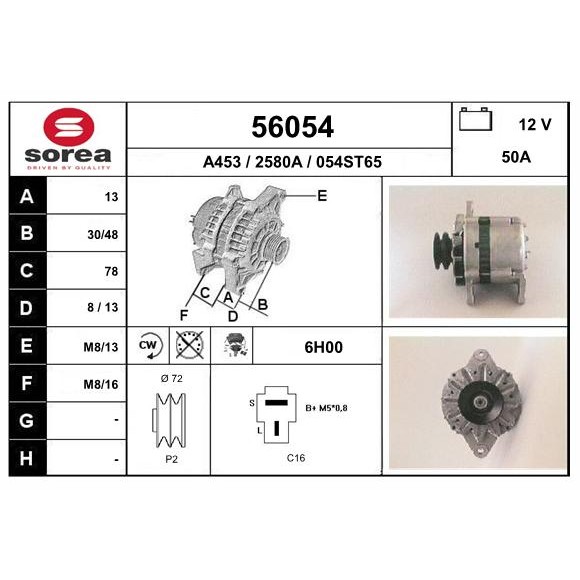 Слика на Алтернатор EAI 56054