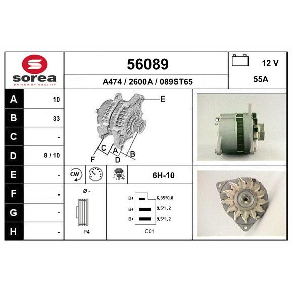 Слика на Алтернатор EAI 56089