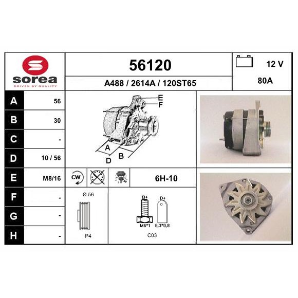 Слика на Алтернатор EAI 56120