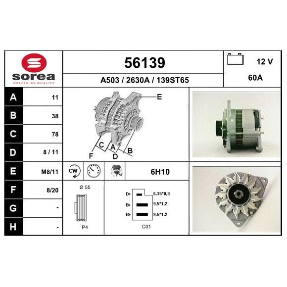 Слика на Алтернатор EAI 56139