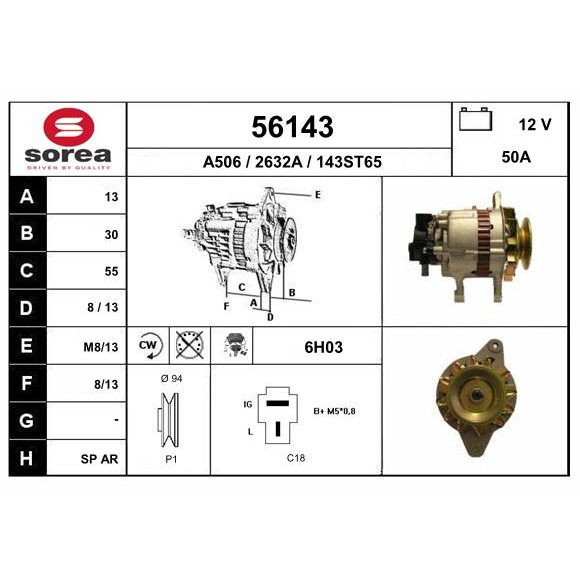 Слика на Алтернатор EAI 56143