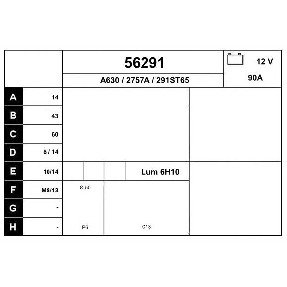 Слика на Алтернатор EAI 56291