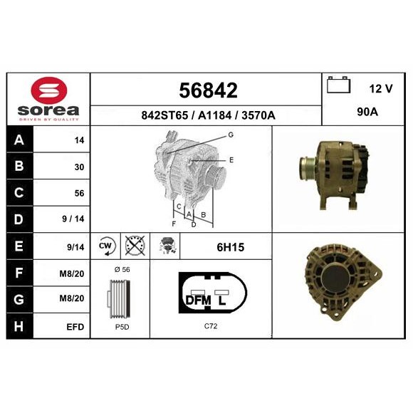 Слика на Алтернатор EAI 56842