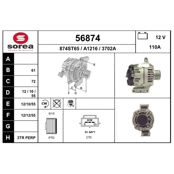 Слика на Алтернатор EAI 56874