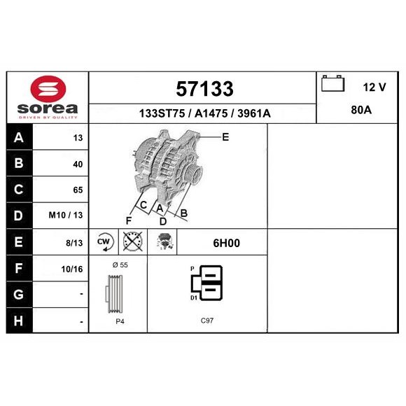 Слика на Алтернатор EAI 57133