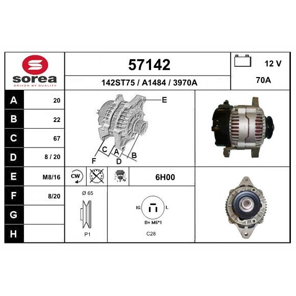 Слика на Алтернатор EAI 57142