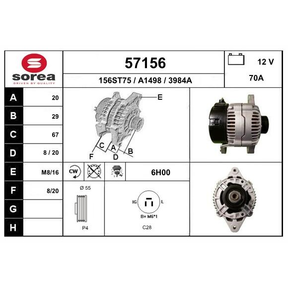 Слика на Алтернатор EAI 57156