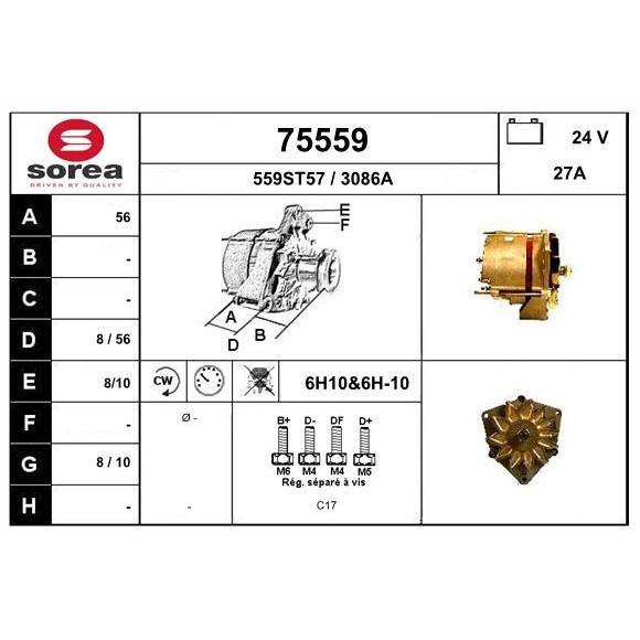 Слика на Алтернатор EAI 75559