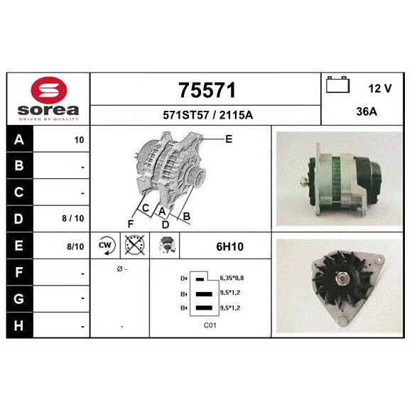 Слика на Алтернатор EAI 75571