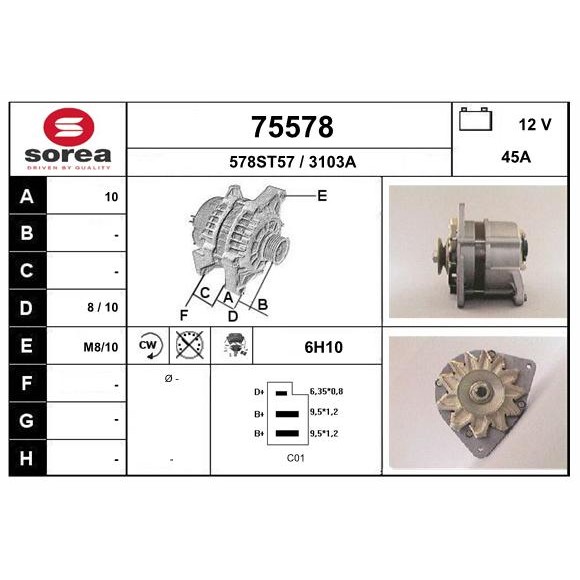 Слика на Алтернатор EAI 75578