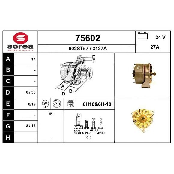 Слика на Алтернатор EAI 75602