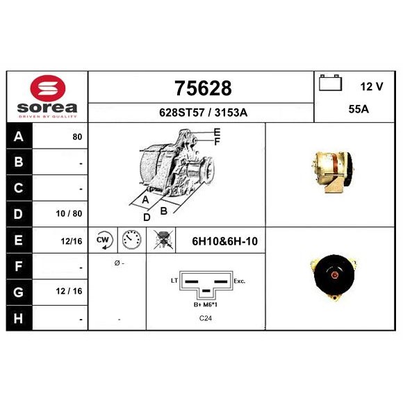 Слика на Алтернатор EAI 75628