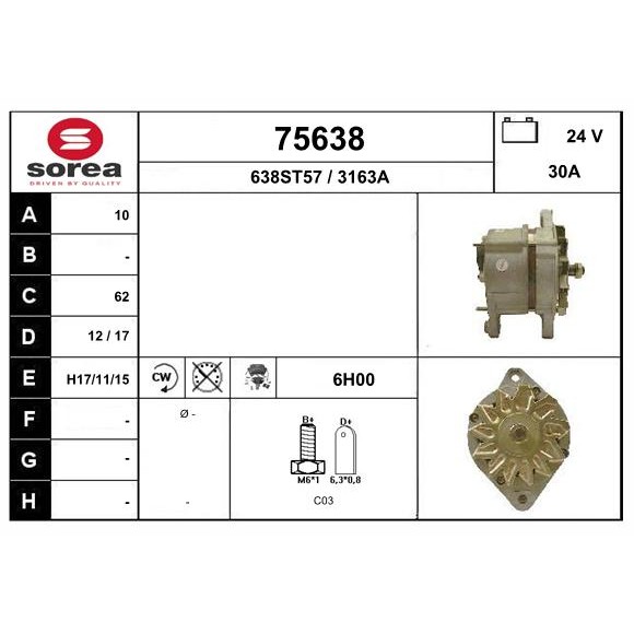 Слика на Алтернатор EAI 75638