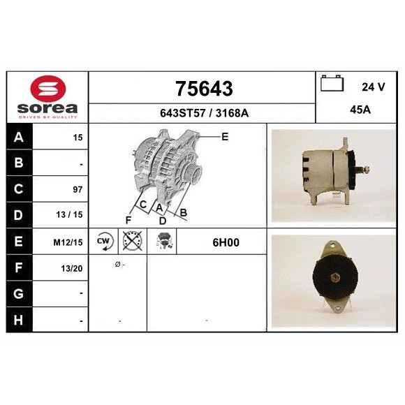 Слика на Алтернатор EAI 75643