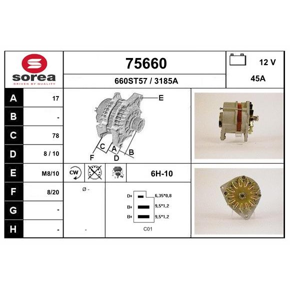 Слика на Алтернатор EAI 75660