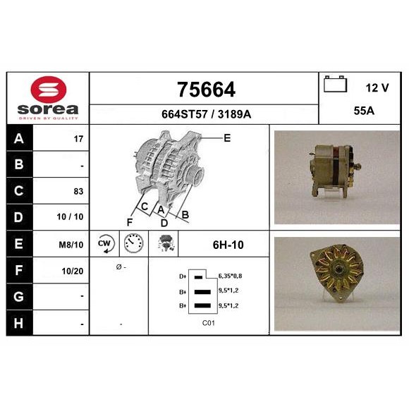 Слика на Алтернатор EAI 75664