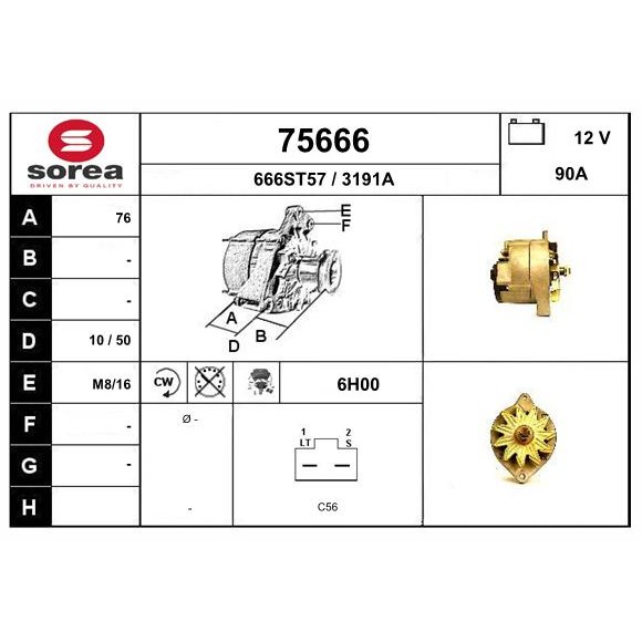 Слика на Алтернатор EAI 75666