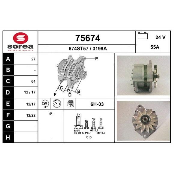 Слика на Алтернатор EAI 75674