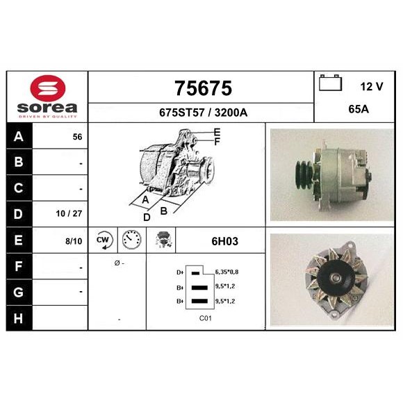 Слика на Алтернатор EAI 75675