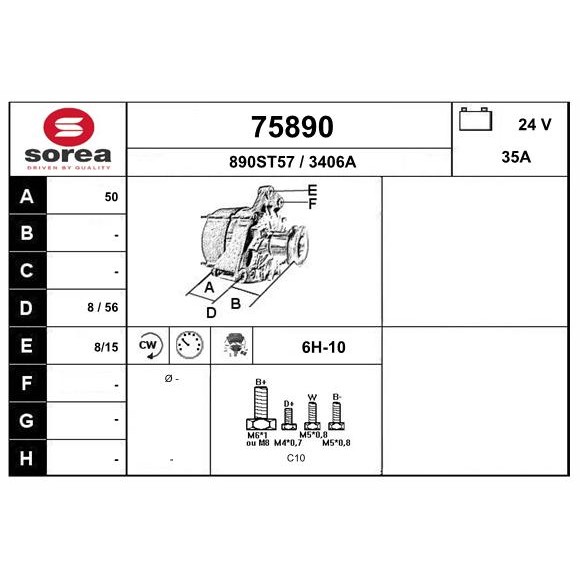 Слика на Алтернатор EAI 75890