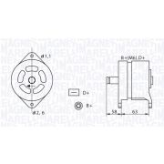 Слика 1 $на Алтернатор MAGNETI MARELLI 063320049010