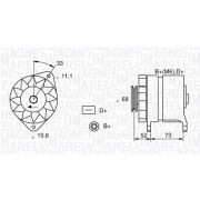 Слика 1 на Алтернатор MAGNETI MARELLI 063321154010