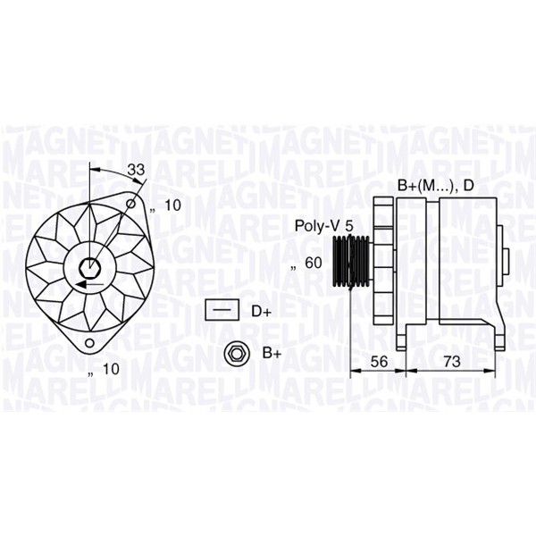 Слика на Алтернатор MAGNETI MARELLI 063321155010