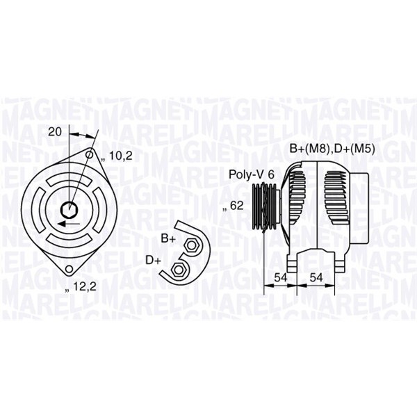 Слика на Алтернатор MAGNETI MARELLI 063321729010