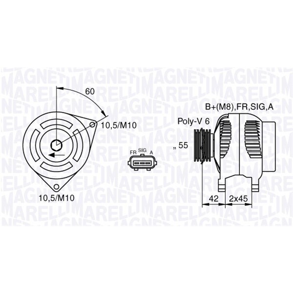 Слика на Алтернатор MAGNETI MARELLI 063377416010