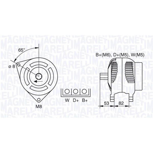 Слика на Алтернатор MAGNETI MARELLI 063377463010