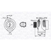 Слика 1 $на Алтернатор MAGNETI MARELLI 063532250200