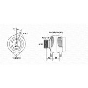 Слика 1 $на Алтернатор MAGNETI MARELLI 943356568010