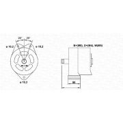 Слика 1 $на Алтернатор MAGNETI MARELLI 943356685010