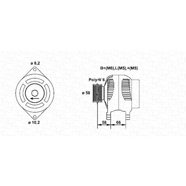 Слика на Алтернатор MAGNETI MARELLI 943356980010