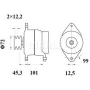 Слика 2 $на Алтернатор MAHLE MG 103