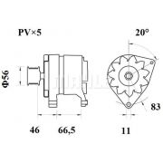Слика 2 $на Алтернатор MAHLE MG 12