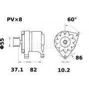 Слика 1 $на Алтернатор MAHLE MG 145