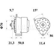 Слика 2 $на Алтернатор MAHLE MG 17