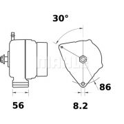 Слика 1 $на Алтернатор MAHLE MG 177