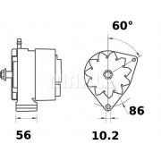 Слика 1 $на Алтернатор MAHLE MG 195