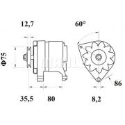 Слика 2 $на Алтернатор MAHLE MG 207