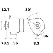 Слика 1 $на Алтернатор MAHLE MG 237