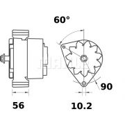 Слика 1 $на Алтернатор MAHLE MG 24