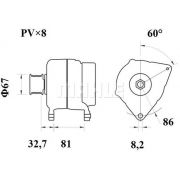 Слика 2 $на Алтернатор MAHLE MG 246