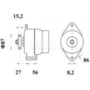 Слика 2 $на Алтернатор MAHLE MG 251