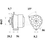 Слика 1 $на Алтернатор MAHLE MG 318
