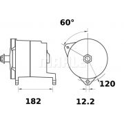 Слика 1 $на Алтернатор MAHLE MG 382