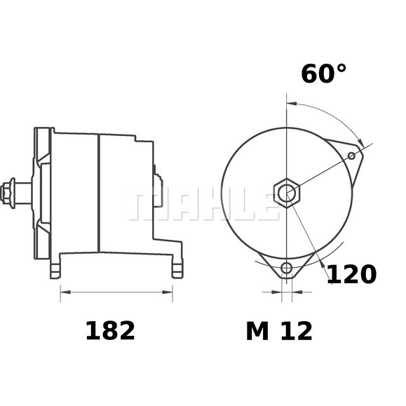 Слика на Алтернатор MAHLE MG 391