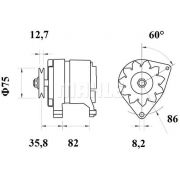 Слика 2 $на Алтернатор MAHLE MG 402