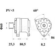 Слика 2 $на Алтернатор MAHLE MG 415
